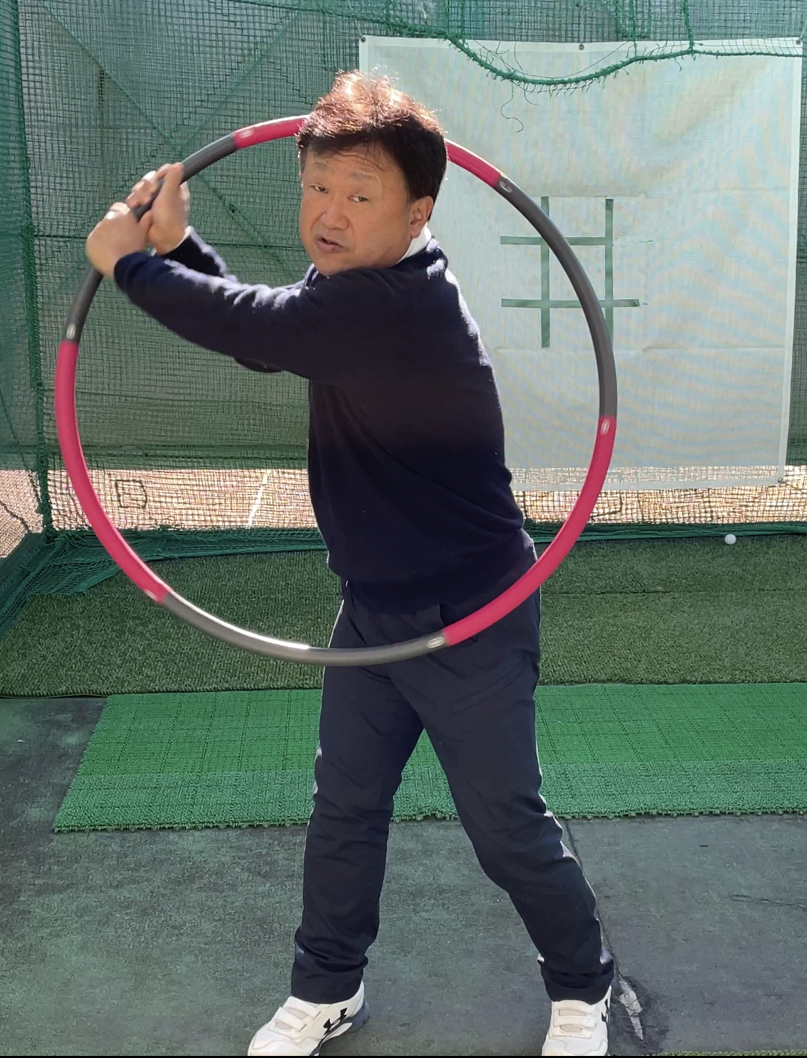 フラフープで飛距離と方向性をアップしましょう！ GUTS GOLF TEAM